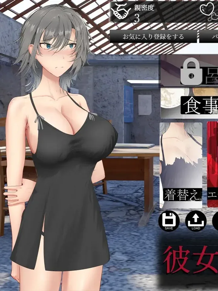 穿黑色连衣裙站在房间里的可可半身画面